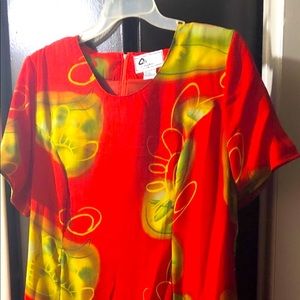 ‘CB’ Fully Lined Dress (Plus)